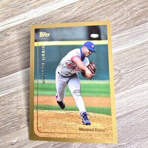Ugueth Urbina Expos Baseball Card Topps No. 366